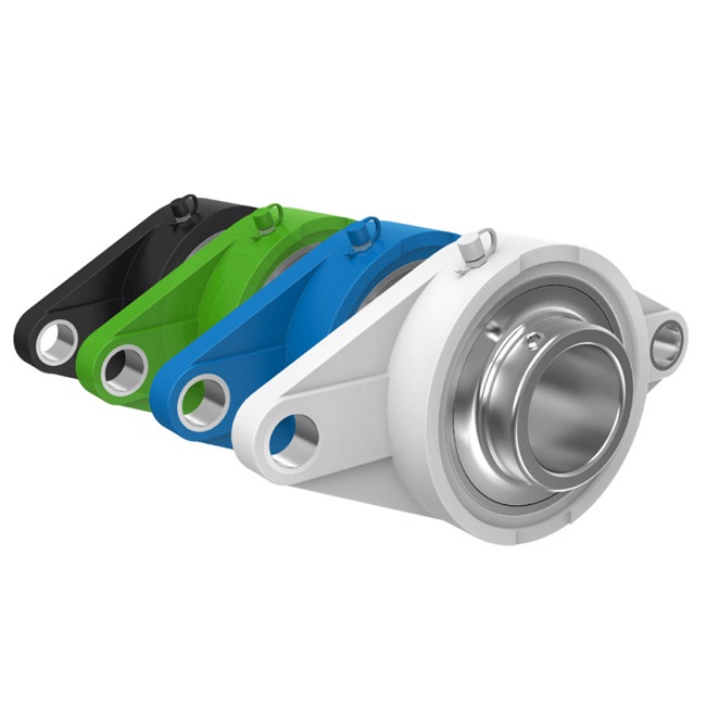 TP-SUCFL206 30mm Thermoplastic 2-Bolt Flanged Bearing